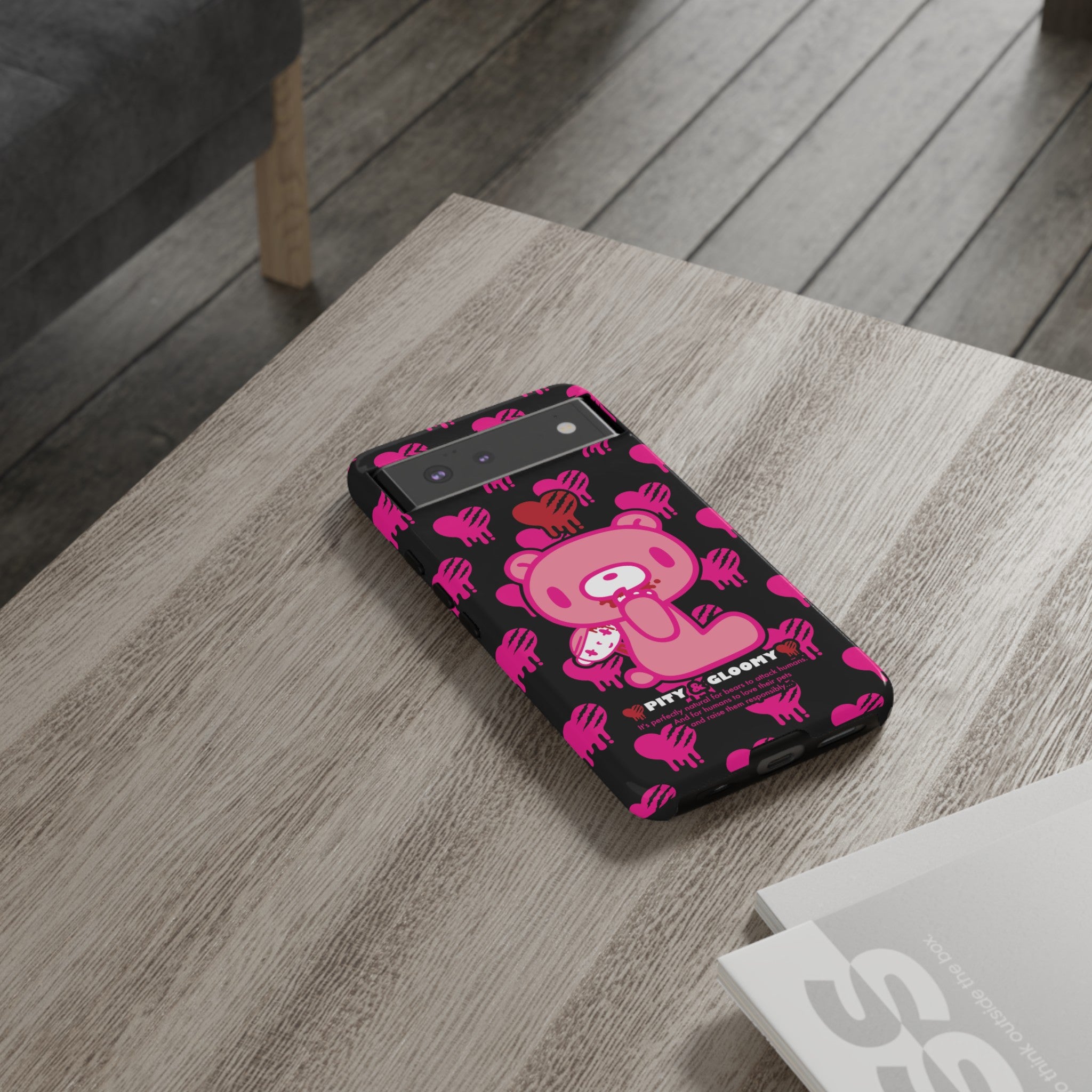 Gloomy Bear Pink Phone Case